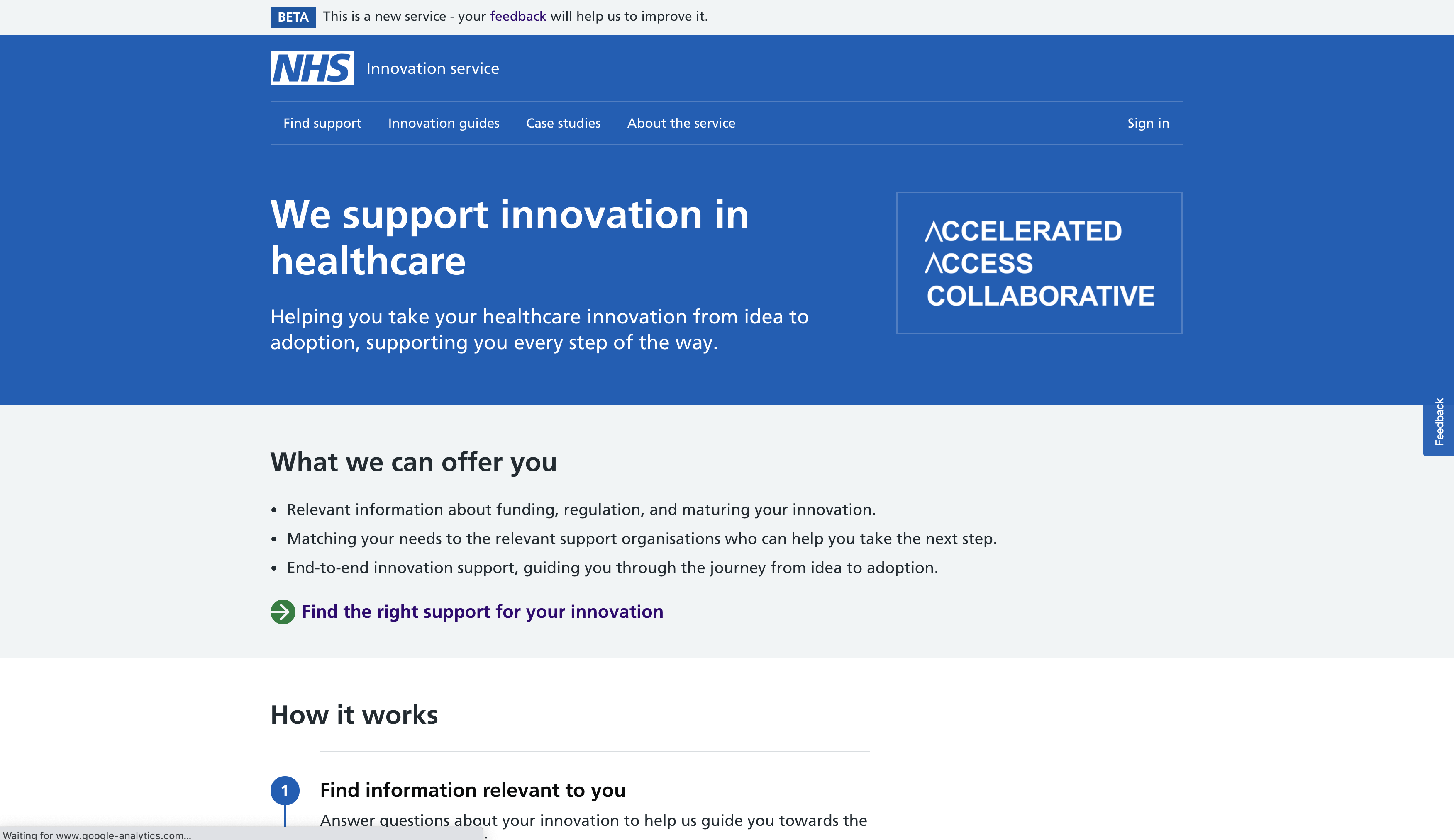 NHS Innovation Service